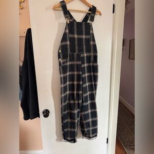 WeWoreWhat Plaid Overalls